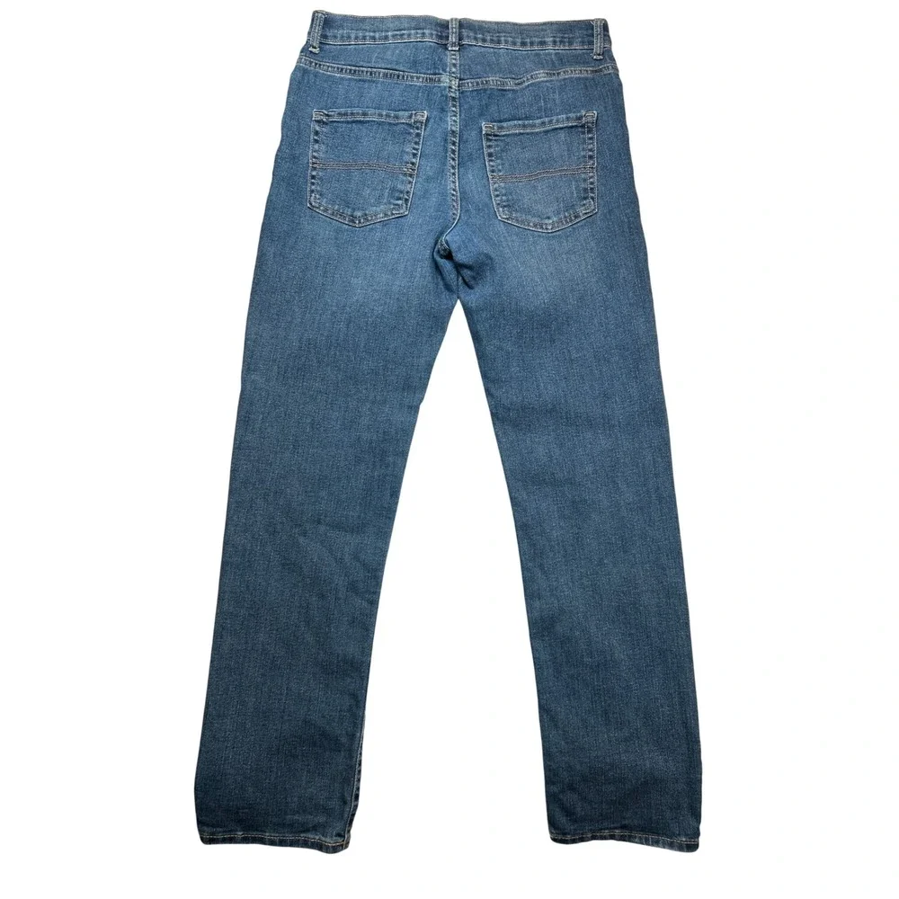 The Children's Place Kids Stretch Denim Straight Jeans Blue Size 14‎ Adjustable